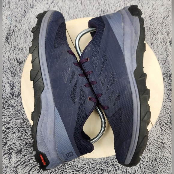 Salomon Outline Gore-Tex Hiking Shoes Purple Women's Size 8.5 - Picture 5 of 9
